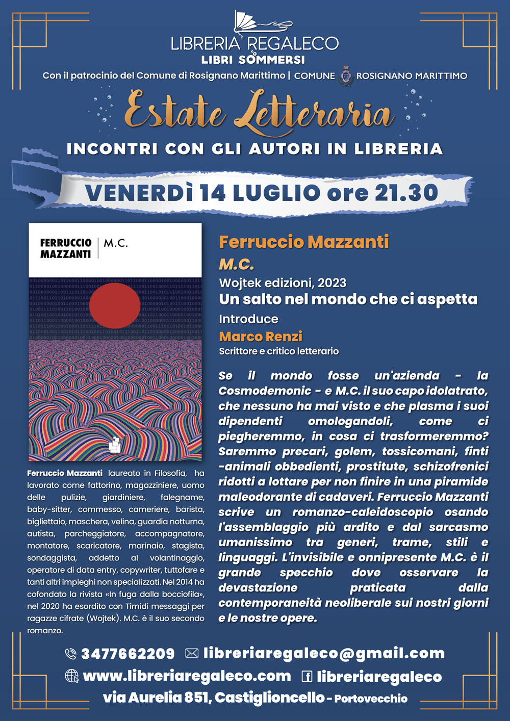 ESTATE LETTERARIA – FERRUCCIO MAZZANTI con M. C.