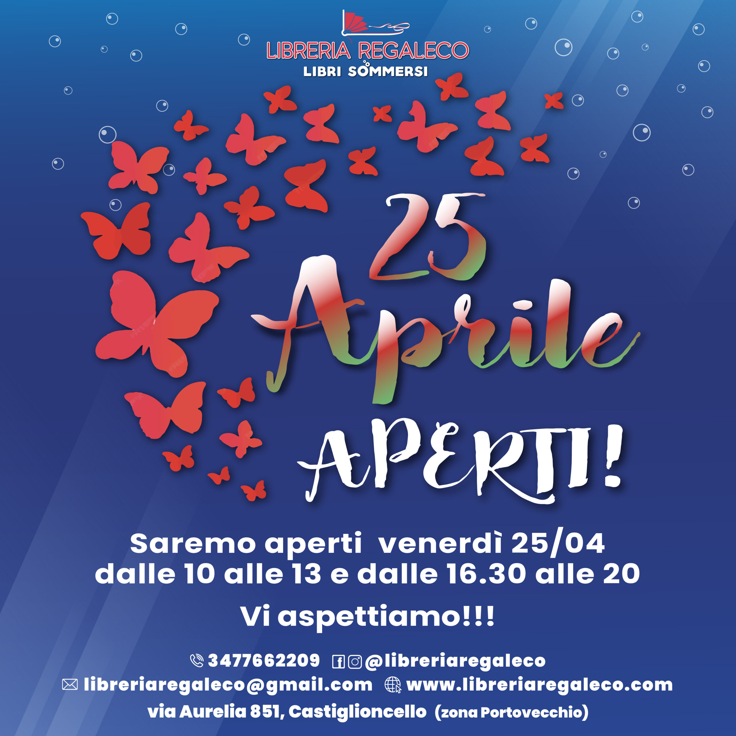 25 Aprile 2025 Libreria Regaleco